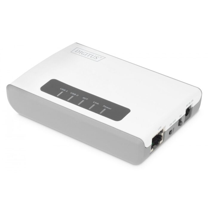 Serwer sieciowy wielofunkcyjny, bezprzewodowy 2-po rtowy, USB 2.0, 300Mbps