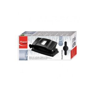 Dziurkacz Maped Essentials metalowy, CZARNY, do 12 kartek